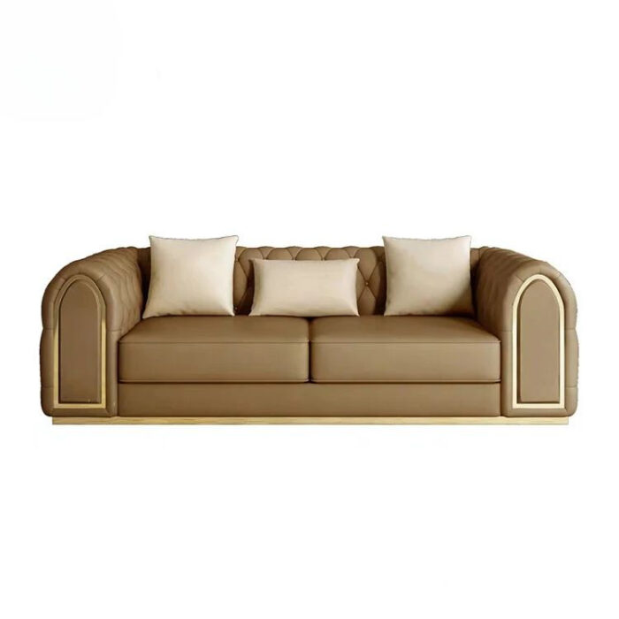 Retro Nubuck Leather Sofa