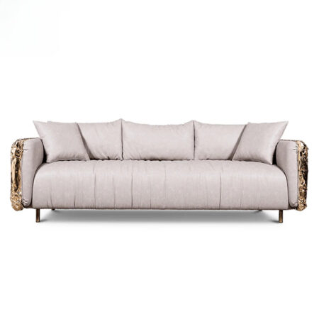 Classic Italian Fabric Sofa Set