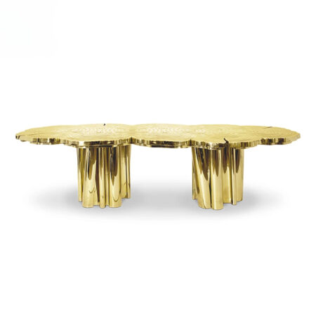 Luxurious Golden Dinning Table