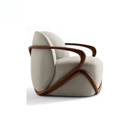 Elegant Luxury Leather Sofa Chair